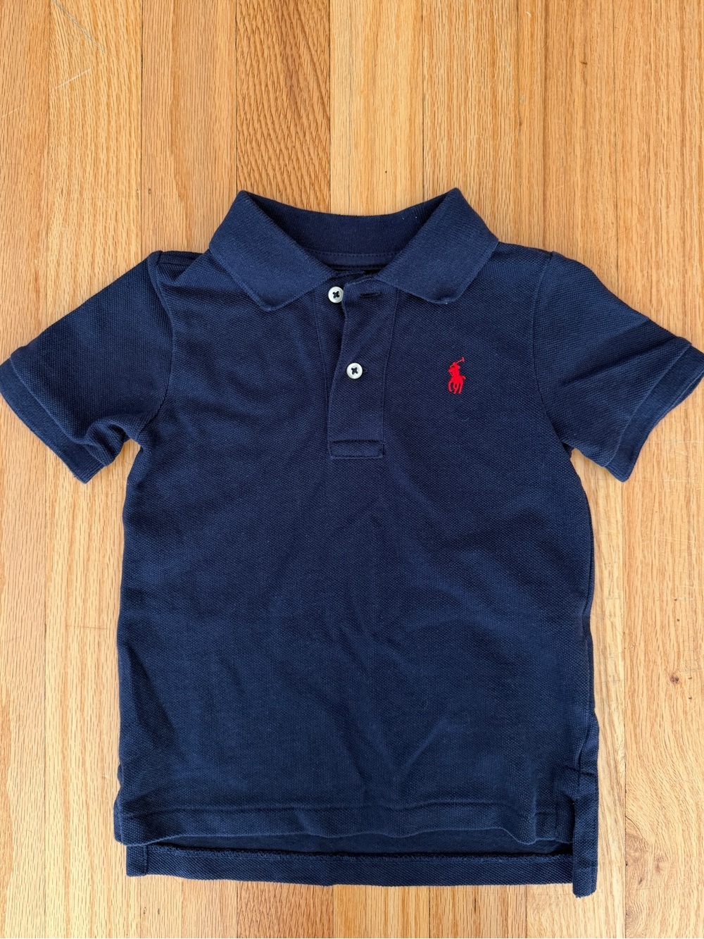 Ralph Lauren Navy Polo with Red Pony Logo